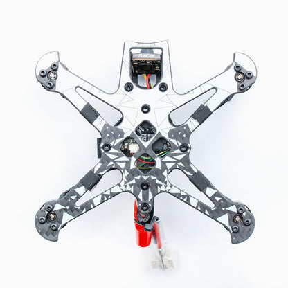 EMAX Tinyhawk 3 Plus Freestyle Drone RTF Kit Listo Para Volar FPV Analógico Drone Mini Racing Quadcopter Marco Duradero de Fibra de Carbono con Gafas y Transmisor para Niños Adultos y Principiantes