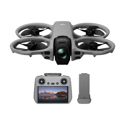 DJI Avata 360 (RC 2), dron con imagen 360° de 1 pulgada 8K para FPV y filmación aérea, dron con cámara 360° con protector de hélices. Incluye RC 2 con una pantalla integrada para un control preciso.