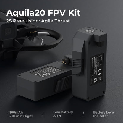 BETAFPV Aquila20 FPV Kit with Altitude Hold Stable Hover, LiteRadio 4 SE Radio Transmitter, VR04 Goggles DVR Supported, 3 Modes 2S Propulsion System Drone RTF for FPV Beginner Fly Indoor Outdoor