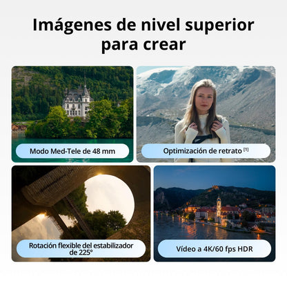 Pack DJI Mini 5 Pro Vuela Más con DJI RC 2 y 1 año de DJI Care (activación automática), Certificado C0, Dron 4K para principiantes, Dron con cámara, CMOS de 1 pulgada, Detección de obstáculos