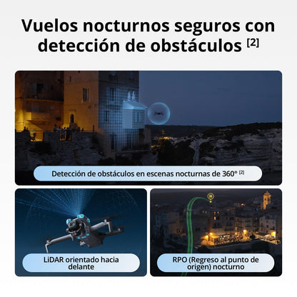 Pack DJI Mini 5 Pro Vuela Más con DJI RC 2 y 1 año de DJI Care (activación automática), Certificado C0, Dron 4K para principiantes, Dron con cámara, CMOS de 1 pulgada, Detección de obstáculos